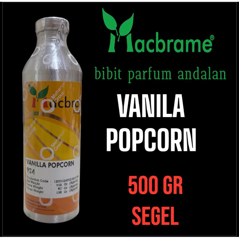 VANILA POPCORN ( 500 gr SEGEL) by Macbrame