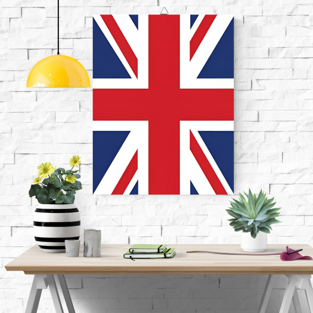 HIASAN DINDING BENDERA INGGRIS - POSTER KAYU - FOTO LUKISAN - DEKORASI RUMAH - POSTER DINDING - HIAS