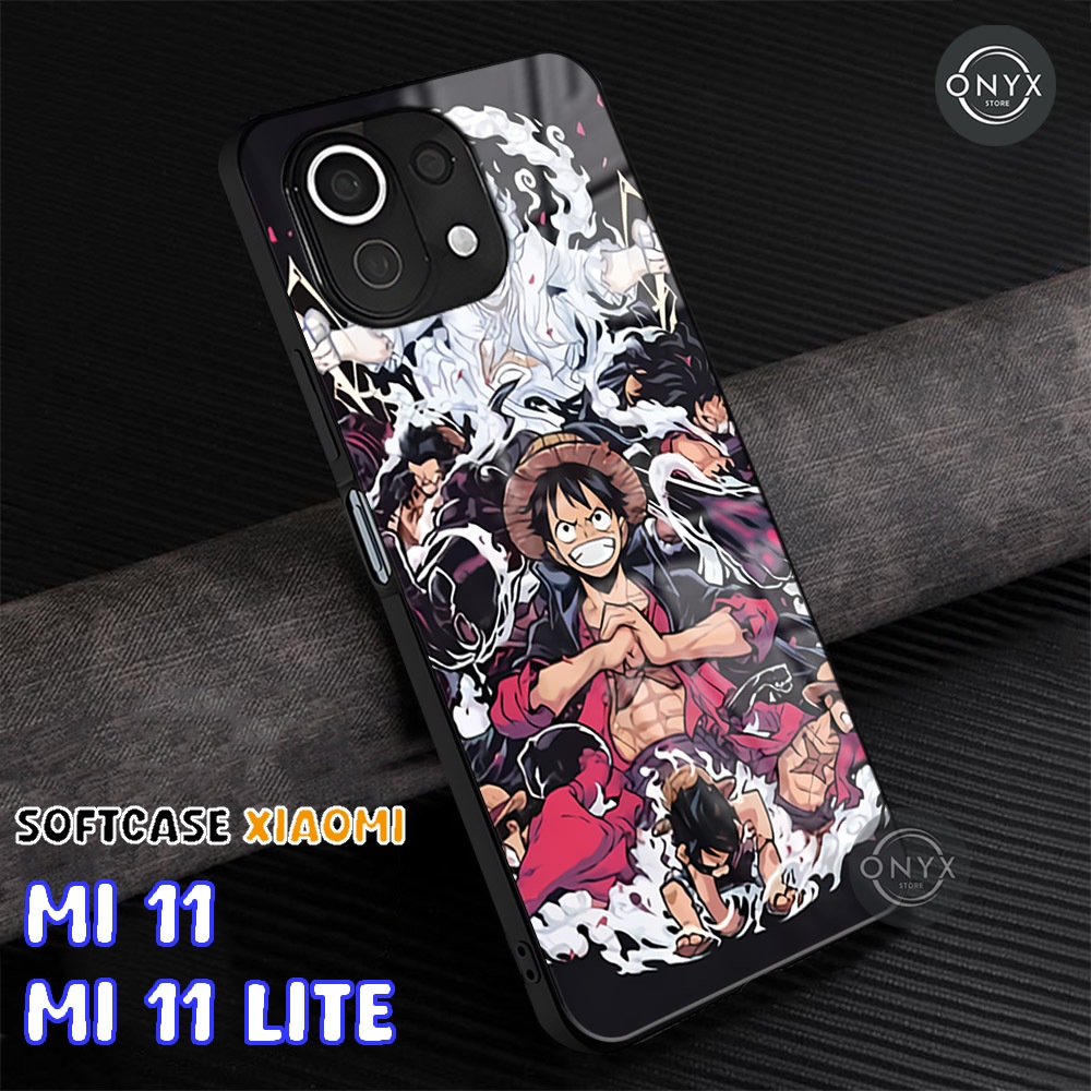 [AA04] SOFTCASE XIAOMI MI 11 | 11 LITE | Casing Kilau Glossy Mi 11 11 Lite | LUFFY | Kesing Keren Lu