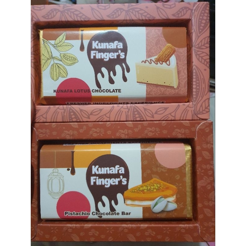 

Kunafa Finger's Pistachio Chocolate Bar Coklat Malaysia Viral