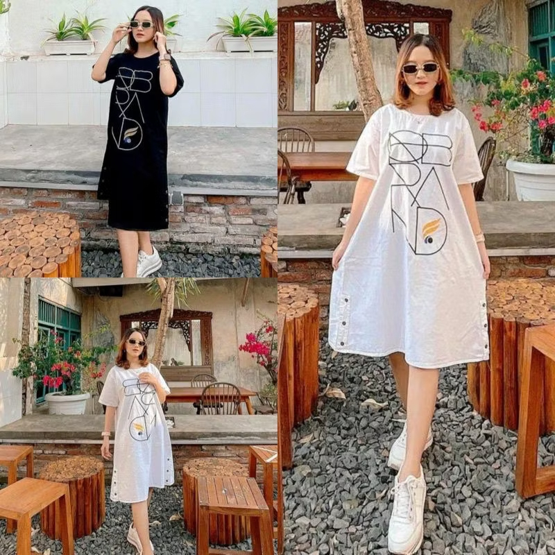 Terbaru Dress Jeans Wanita Kekinian Daster Jeans Pendek - Denim dress Jeans -  Daster jeans Kekinian