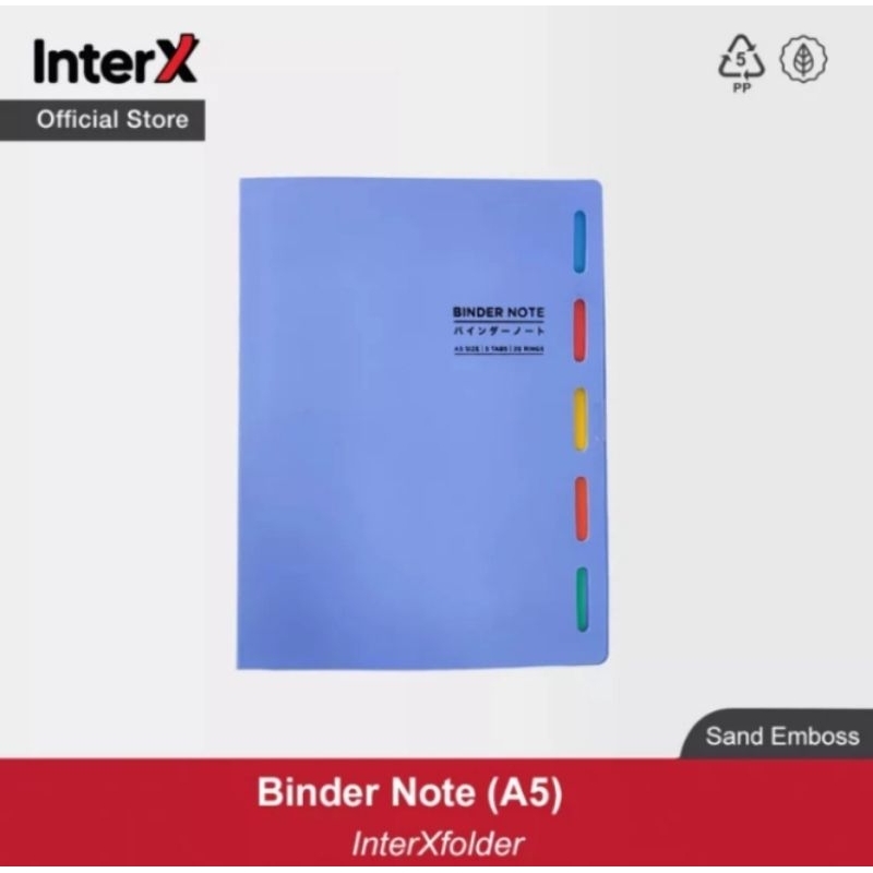

Binder Note A5 Pastel Inter - X Abu - Abu Tua