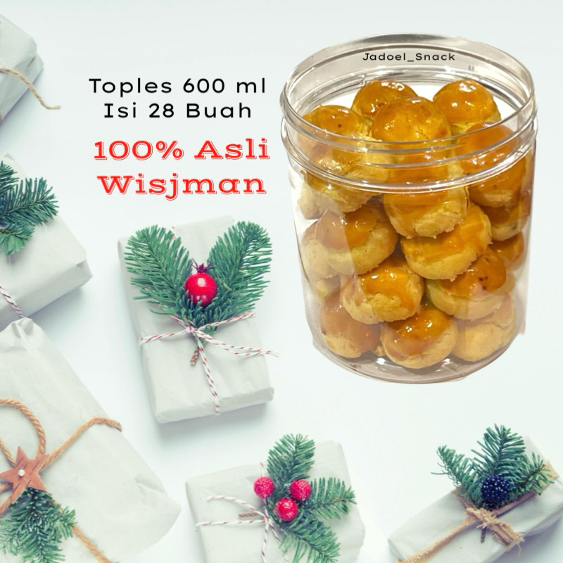 

Kue Nastar Lumer Asli Wisjman 600ml Isi 28 Buah - Homemade Kue Christmas by Jadoel_Snack
