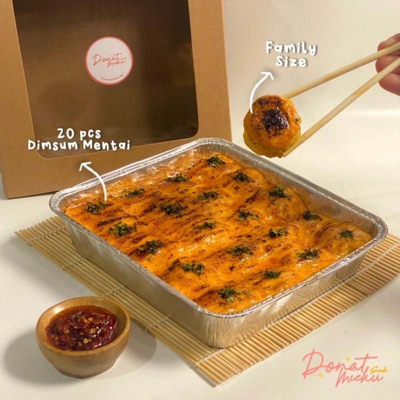 

DIMSUM Mentai (FAMILY Size isi 20"pcs) Ready Selasa