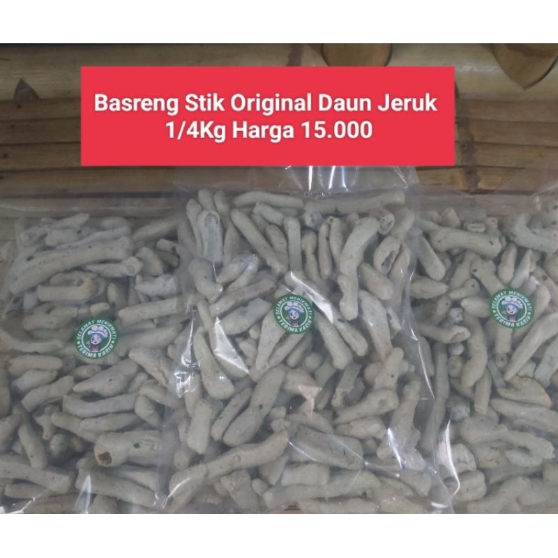 

Basreng Original Daun Jeruk 2500 gram 1/4 kilogram Viral