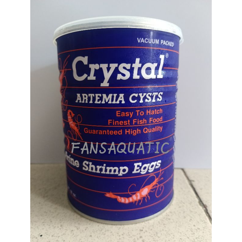 Pureblies_ Crystal Artemia Cysts / Telur Artemia/Artemia Tetas/Pakan Ikan Hias/Pakan Benih Ikan