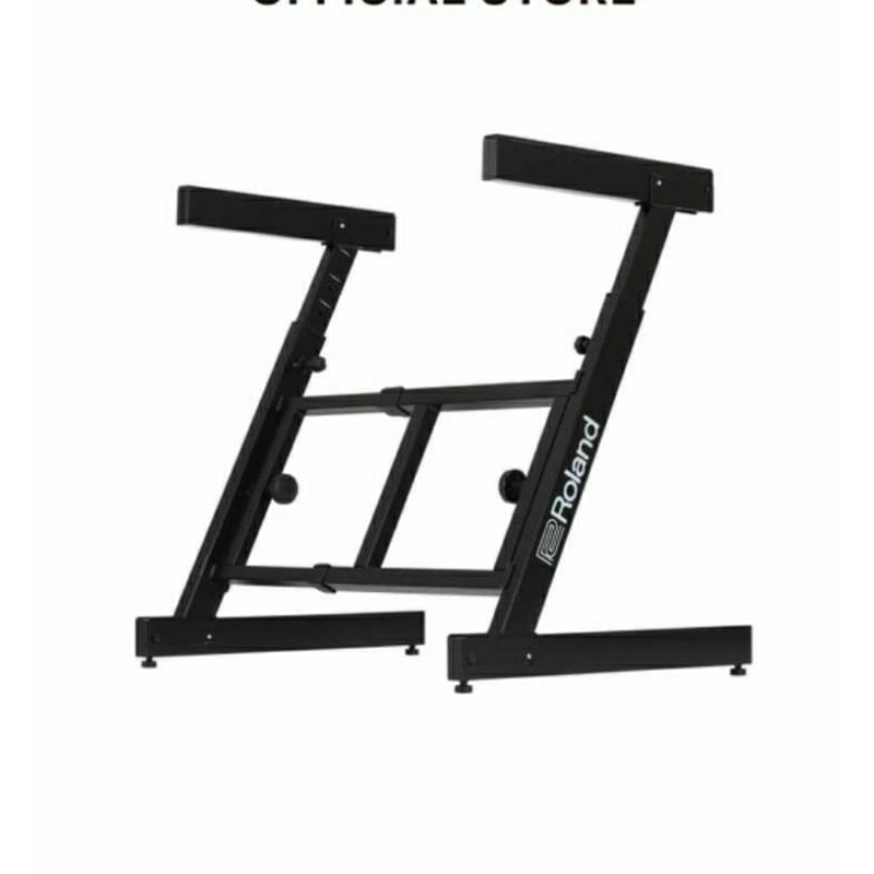 stand keyboard / piano bentuk z. style z keyboard stand besi tebal roland ks11z ks-11 z ks-11z sanga