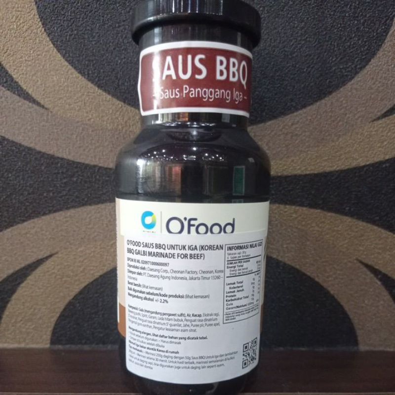 

Saus galbi saus untuk memasak iga korea 227 ml