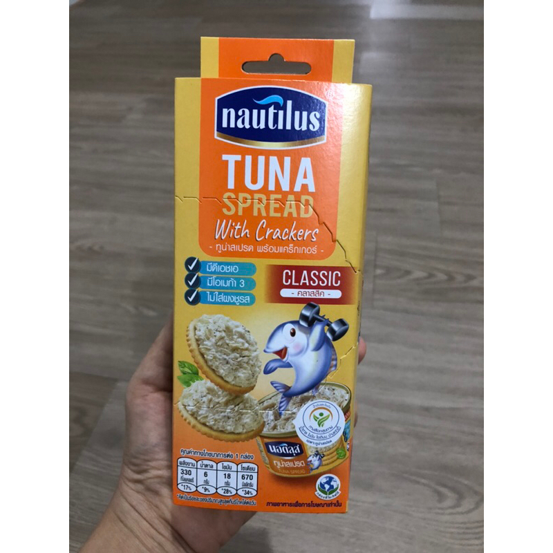 

Nautilus Tuna Spread with crackers