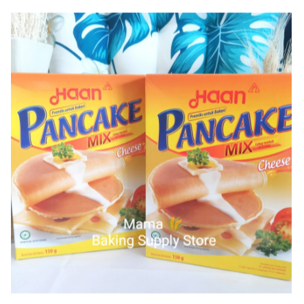 

HAAN Tepung Kue Pancake Waffle Premix Mix Instant Cheese Keju 180 gr