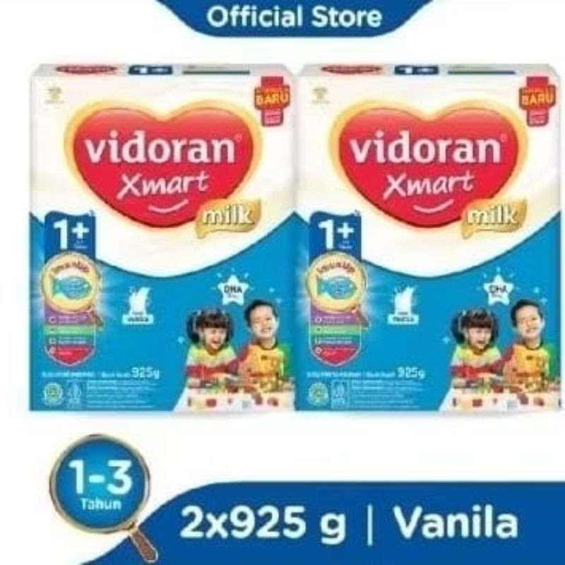 

(2box) VIDORAN XMART 1+ VANILA MADU 925gr