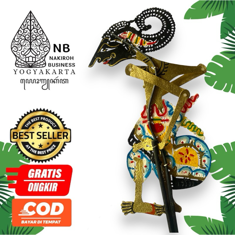 NAKIROHBUSINESS wayang kulit asli ARJUNA ARJUNO