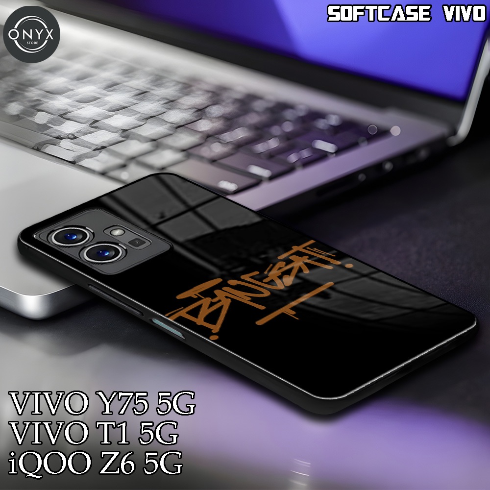 [AA03] SOFTCASE VIVO Y75 Y55 5G | VIVO T1 5G | iQOO Z6 5G | Casing Kilau Glossy VIVO | Kesing Lucu A