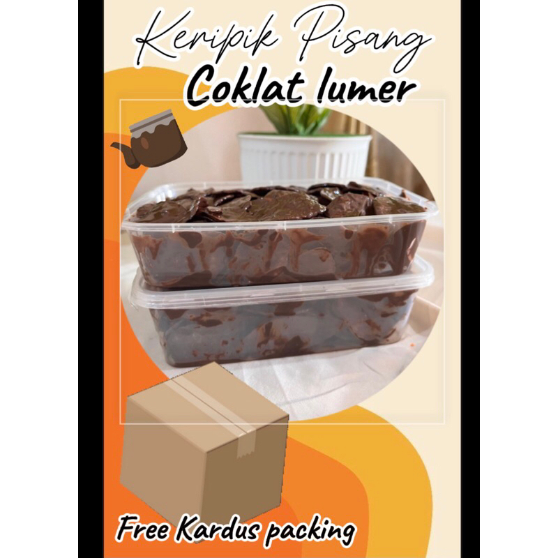 

Keripik pisang lumer khas Lampung 750 mili (250gram)