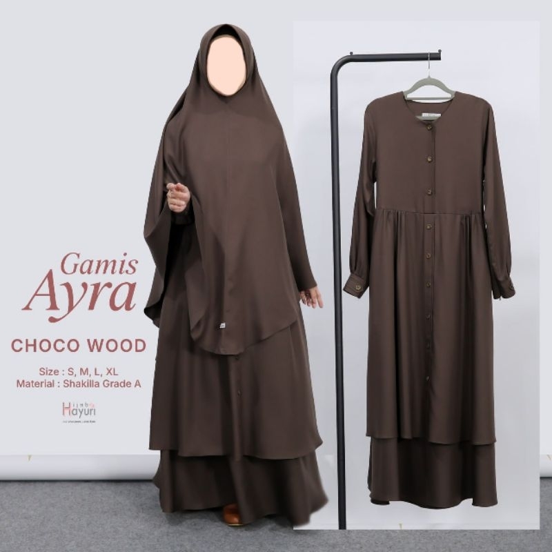 Gamis Ayra | Gamis Semi Tunik | Gamis Syari | Hijab Hayuri