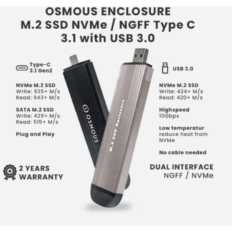 Osmous NVMe Enclosure