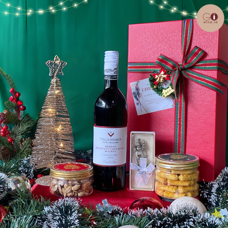

Christmas Package E - Hampers Red Wine - Hampers Natal