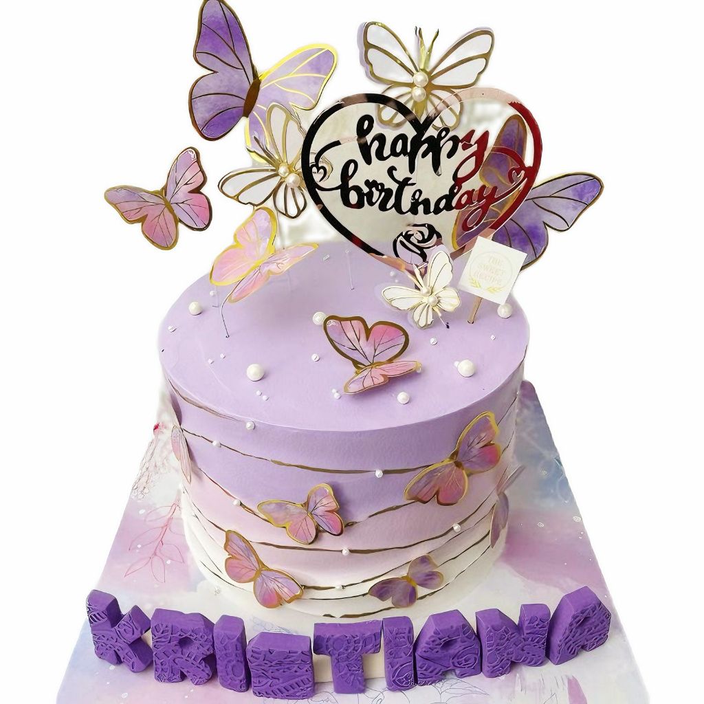 

Cake Purple Butterfly