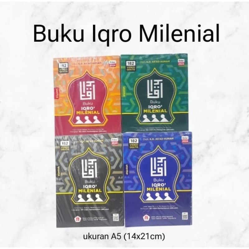 Iqro Milenial Alqosbah Multi Warna Ukuran A5