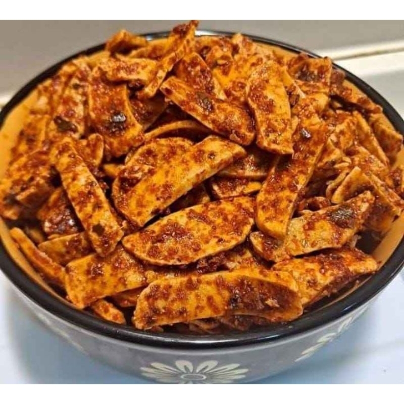 

Basreng pedas kulit jeruk