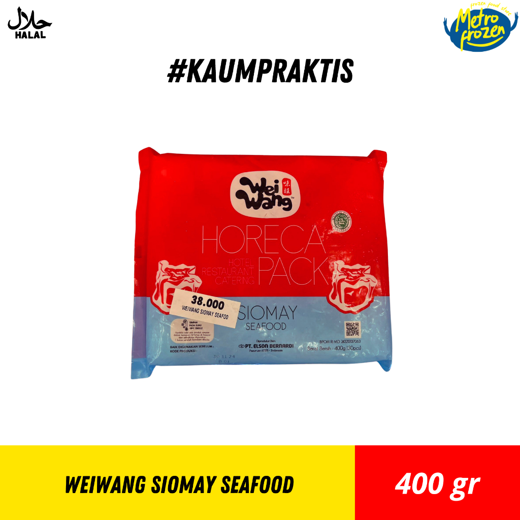 

WeiWang Siomay Seafood 400gr //siomay seafood frozen // siomay seafood instan Banjarmasin