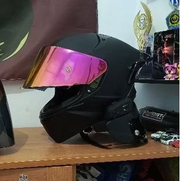 KYT TTC SECOND+INTERCOM SECOND KACA WINE SPOILER + ACC