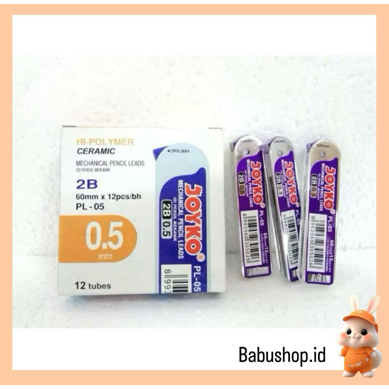 

BBS Isi pensil mekanik 0.5mm JOYKO/pencil lead/PL 0.5
