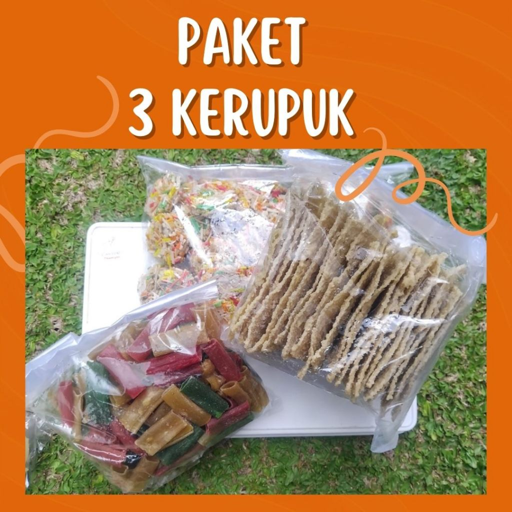 

PAKET KERUPUK HEMAT 3 isi KERUPUK GENDAR, KERUPUK GRANDONG, KERUPUK IMPALA KECIL