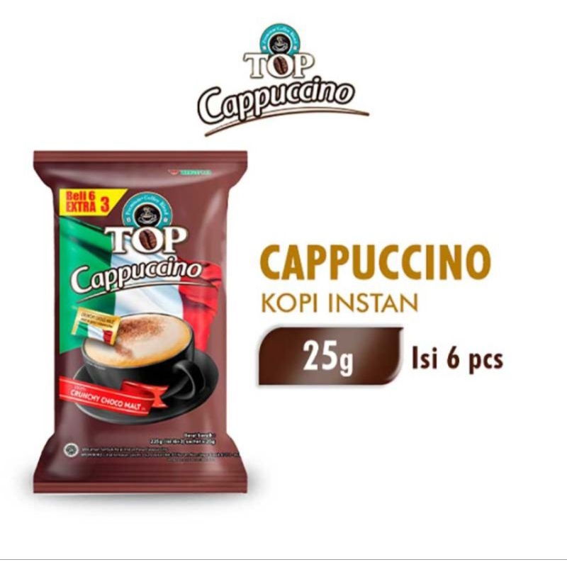 

TOP Coffee Kopi Cappuccino Sachet 6+3 x 25 g