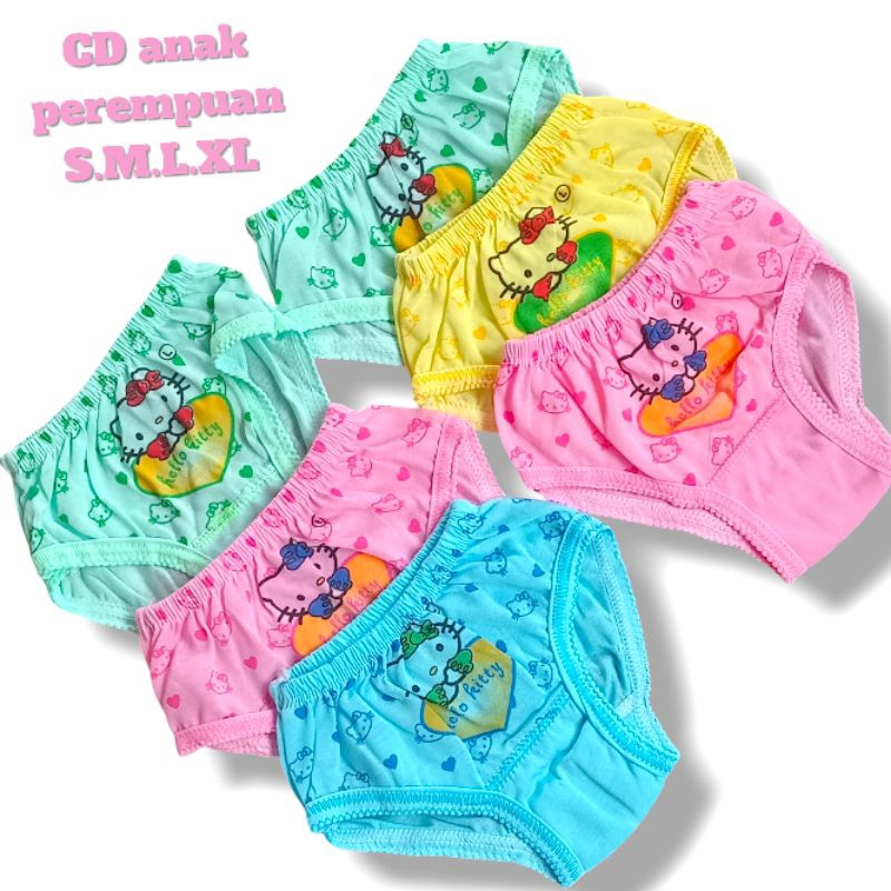 OBRAL 12 PCS ( 1 LUSIN ) CELANA DALAM ANAK MOTIF KARTUN ANF KONVEKSI