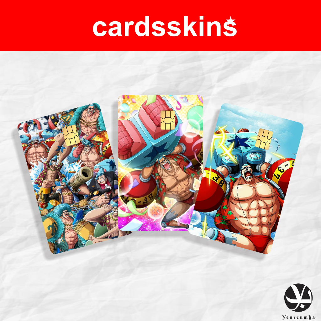

Sticker Skincard Stiker ATM Debit Credit Emoney Flazz Tema Onepiece Franky