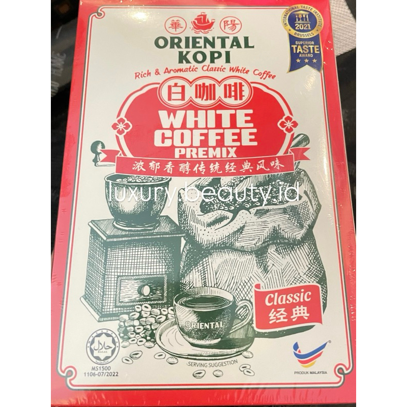 

[READY] ORIENTAL KOPI WHITE COFFEE TEH TARIK & EGG TART FROM MALAYSIA