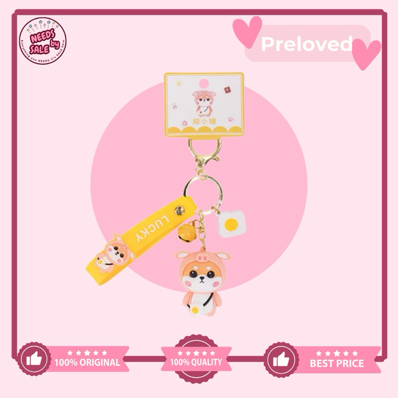 KKV BAIMAO Pink Tiger Keychain | Gantungan Kunci Motor Mobil • Preloved