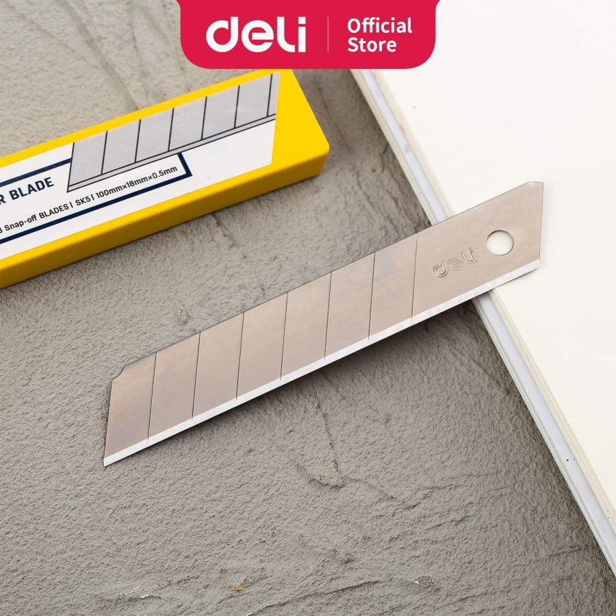 

Deli Refill Pisau Cutter / Alat Tulis Kantor Sekolah Murah - E2011