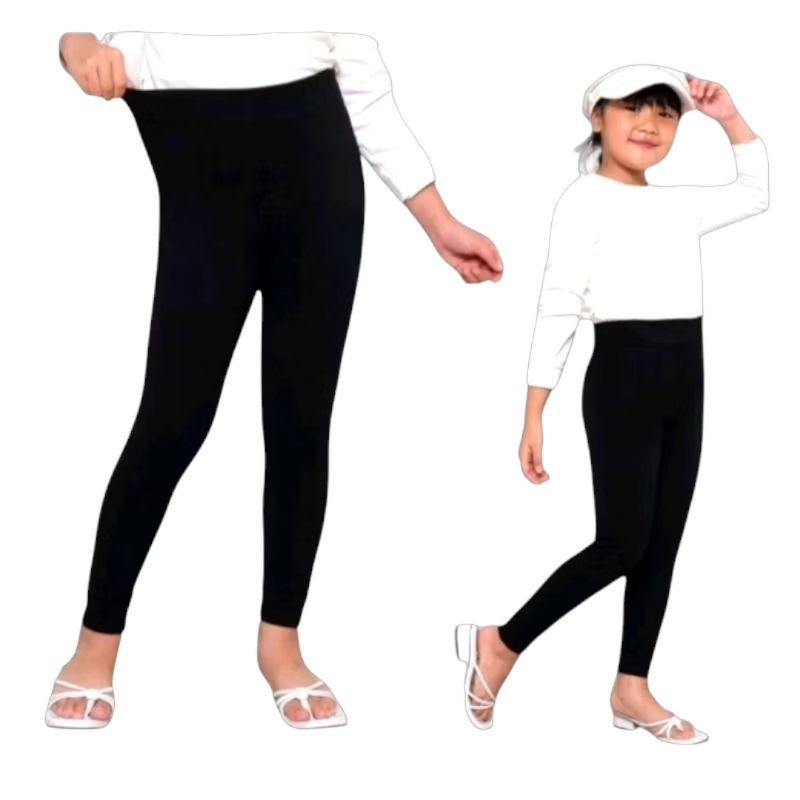 Legging Hw Anak Warna Hitam Leging Premium Anak