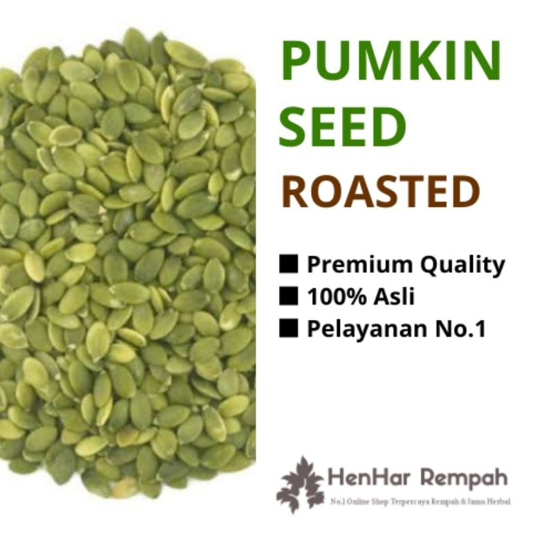 

Pumpkin seed Roasted Biji Labu 25 gr, 50 gr & 100 gr