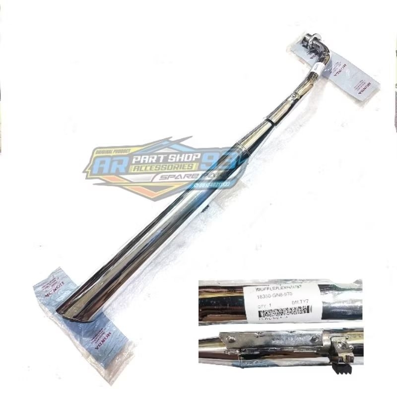 KNALPOT MUFFLER , EXHAUST ASTREA STAR ORIGINAL HONDA 100% 18350-GN8-970