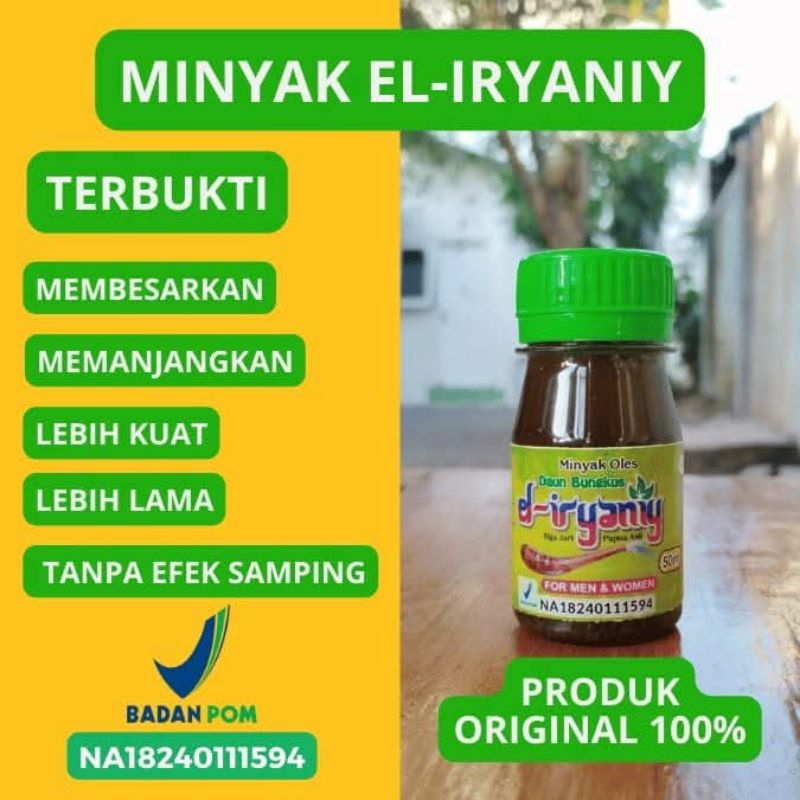 Terlaris Minyak Oles 3 jari El iryaniy roll on 5ml & 45ml original.