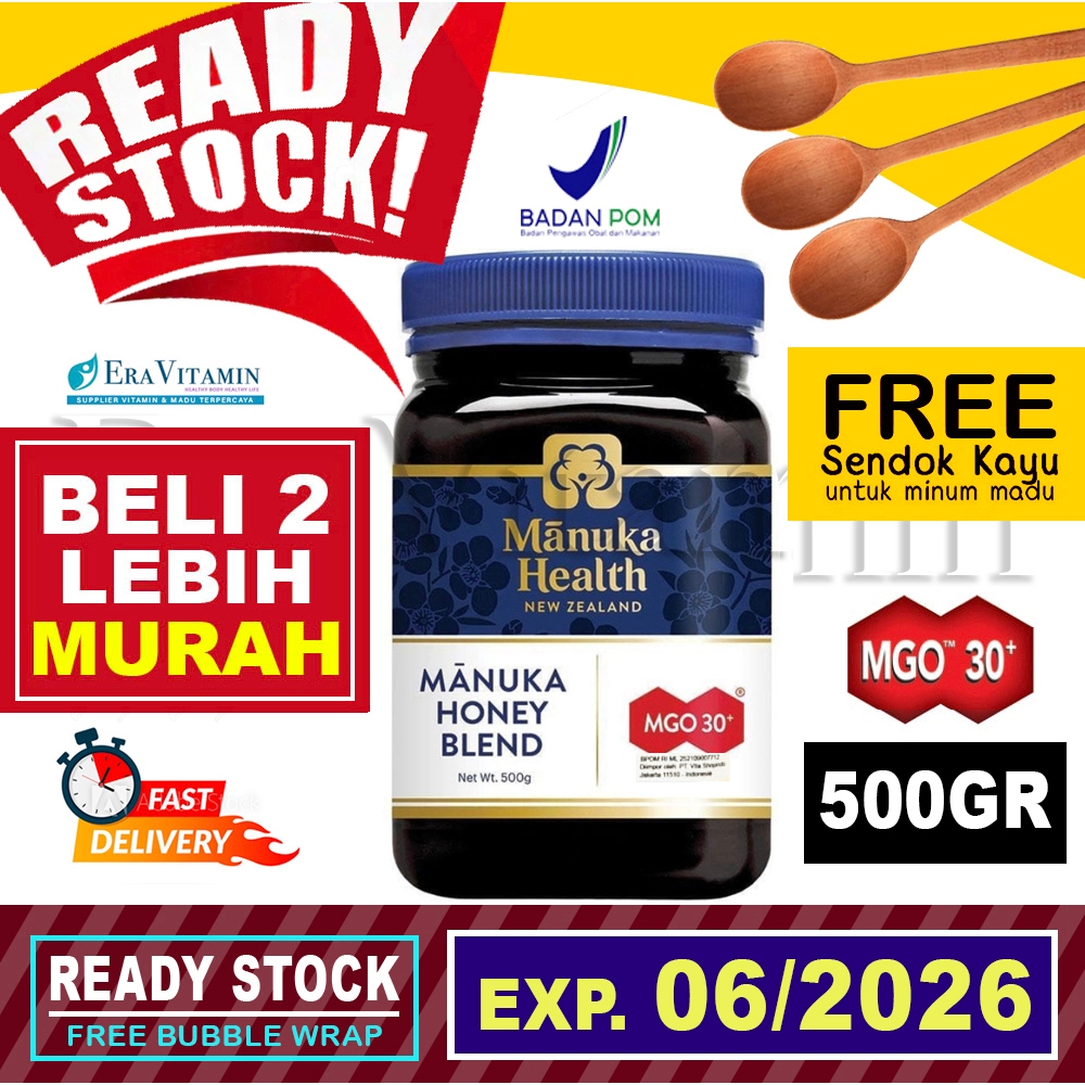 

[BPOM] Manuka Health MGO 30+ (500g) madu Manuka Honey