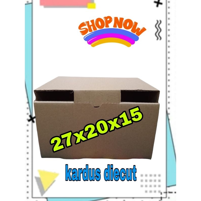

kardus packing DIE Cut uk 27x20x15 kardus besar kardus kecil