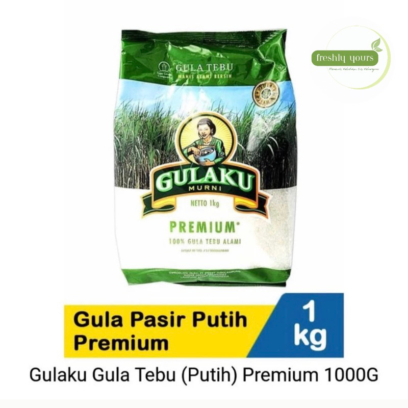 

Gulaku Kuning Premium 1 KG Gula Pasir Asli Exp Masih Lama