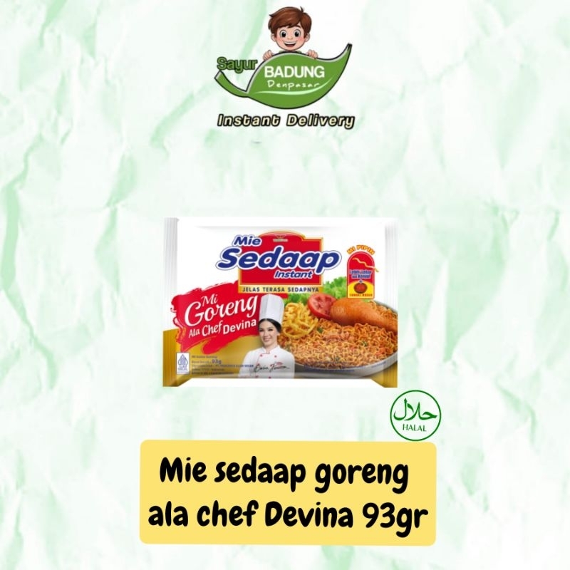 

Mie Sedaap goreng ala Chef Devina 93gr