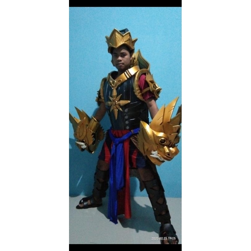 gatot kaca mobile legend kostum