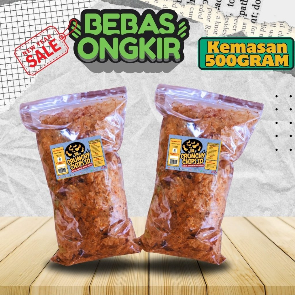 

KERIPIK KACA BELEDAG EKSTRA PEDAS DAUN JERUK RENYAH ISI 500GRAM BUMBU REMPAH MELIMPAH NIKMAT