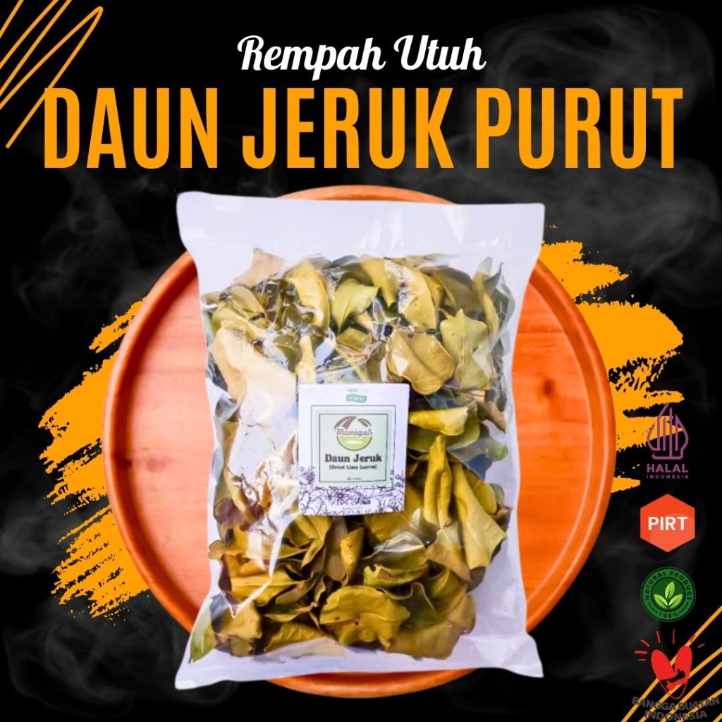 

Daun Jeruk Purut Kering / Dried Lime Leaves Rempah (50 GRAM)