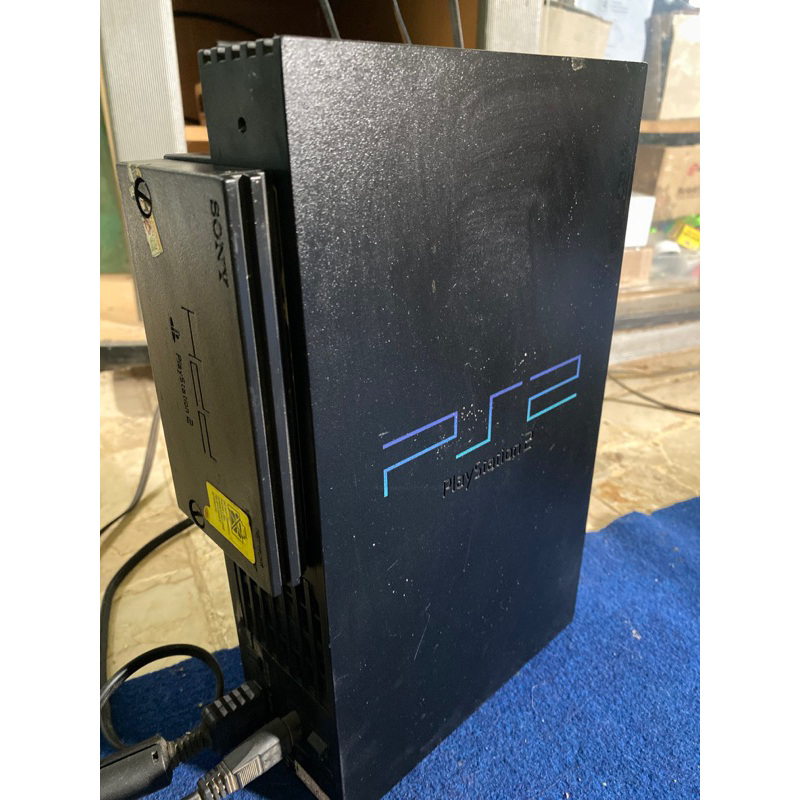 PS 2 FAT MATRIX 74GB, LENGKAP BONUS 3 STIK, 1 MEMORY CARD 16MB, FULL GAME, PES/WINNING TERBARU