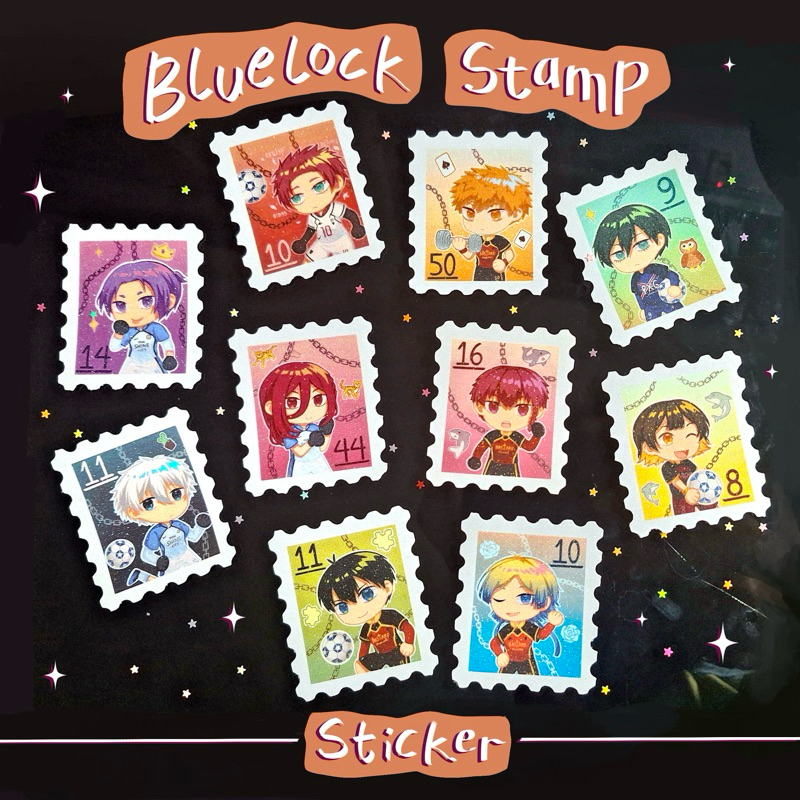 

Blue Lock Stamp Stickers