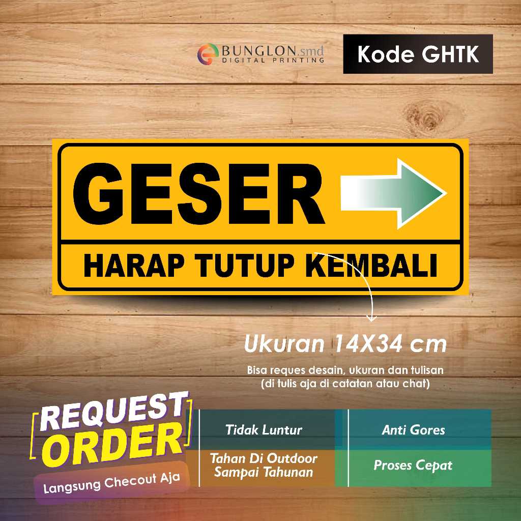 

STIKER GESER HARAP TUTUP KEMBALI + LAMINASI KODE GHTK ORANYE