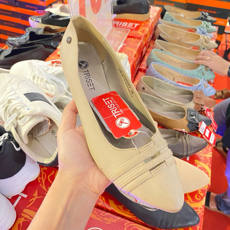 Triset flat shoes wanita / sepatu flat shoes cewek Triset