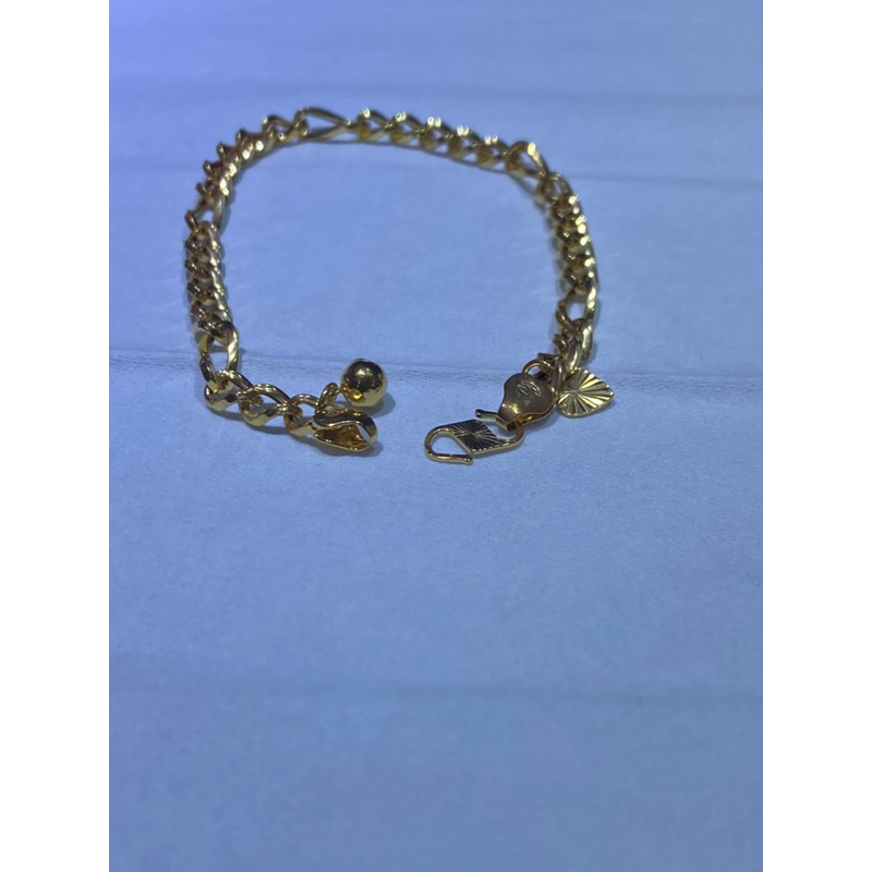 gelang rantai emas 375